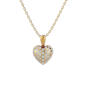 Pendant „Amara" for Women with Diamonds and Gold