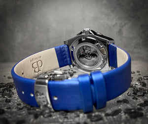 Alba AC05 - Ladies Automatic Watch, Blue Silk Bracelet
