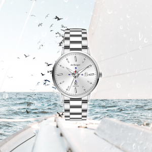 Sailors WSC04 - Windrose Quarz Watch, Steel Bracelet